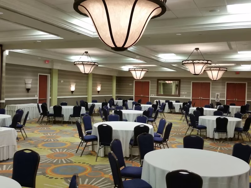 Hotel ballroom commercial interior painting by RPB Painting Florida