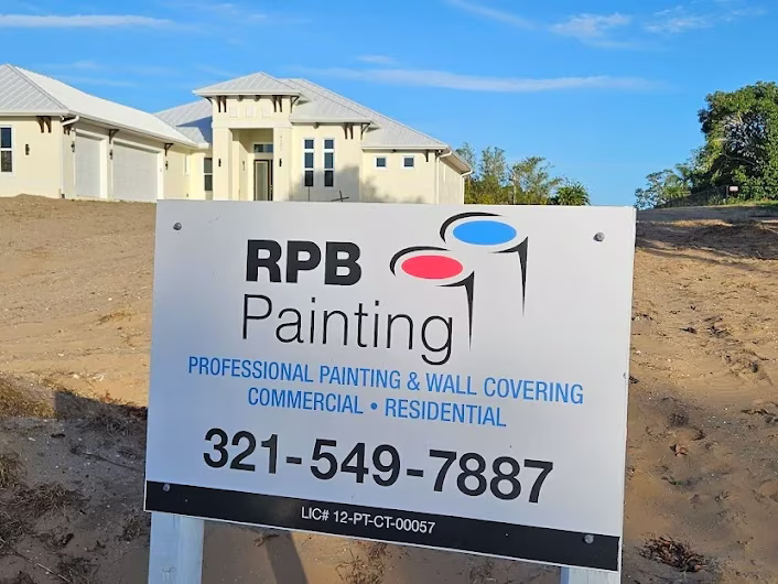 New construction residential exterior painting by RPB Painting Florida